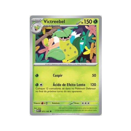 Victreebel 071/165 in Portuguese Mew 151 Pokémon TCG