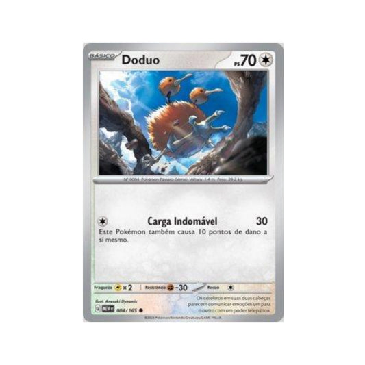 Doduo 084/165 in Portuguese Mew 151 Pokémon TCG