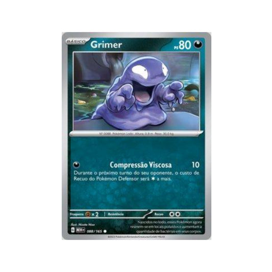 Grimer 088/165 in Portuguese Mew 151 Pokémon TCG