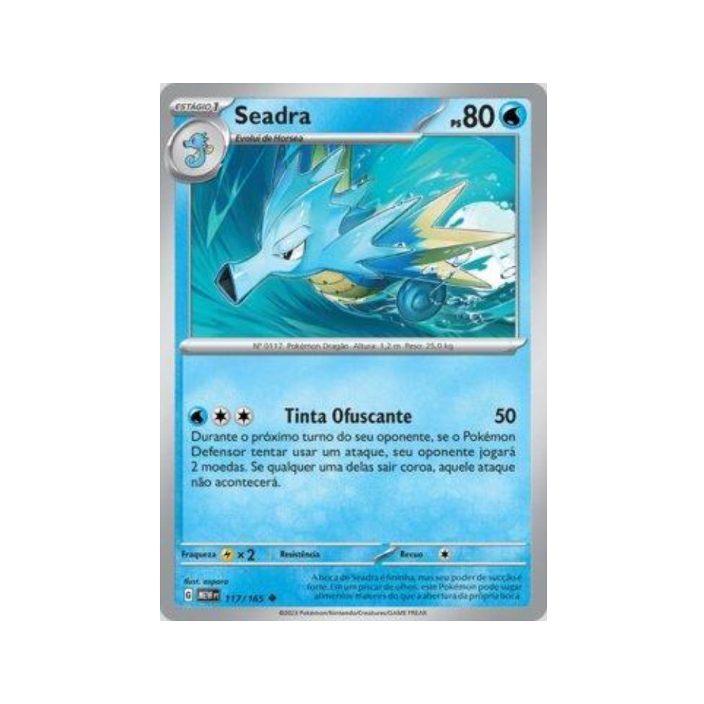 Seadra 117/165 in Portuguese Mew 151 Pokémon TCG