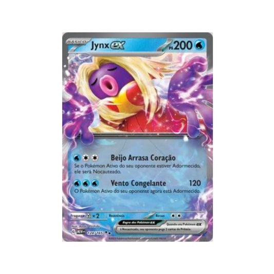 Jynx ex 124/165 in Portuguese Mew 151 Pokémon TCG