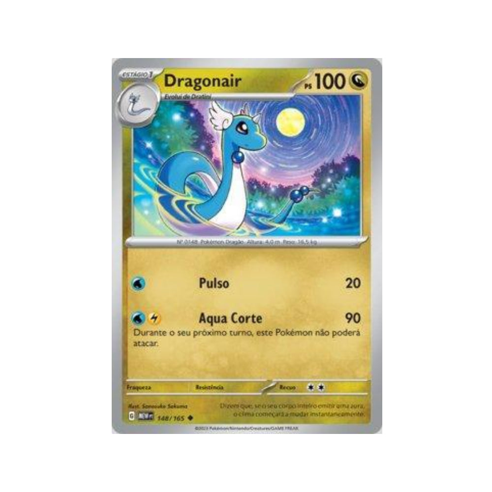 Dragonair 148/165 in Portuguese Mew 151 Pokémon TCG