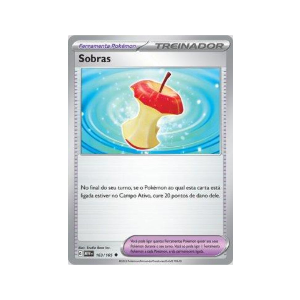 Leftovers 163/165 in Portuguese Mew 151 Pokémon TCG