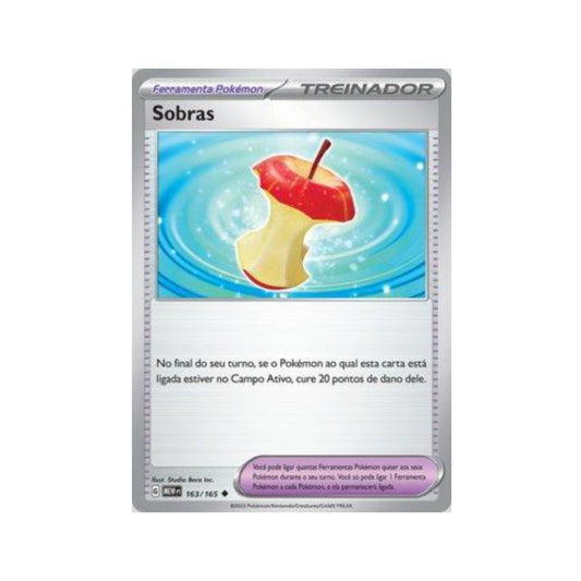 Leftovers 163/165 in Portuguese Mew 151 Pokémon TCG