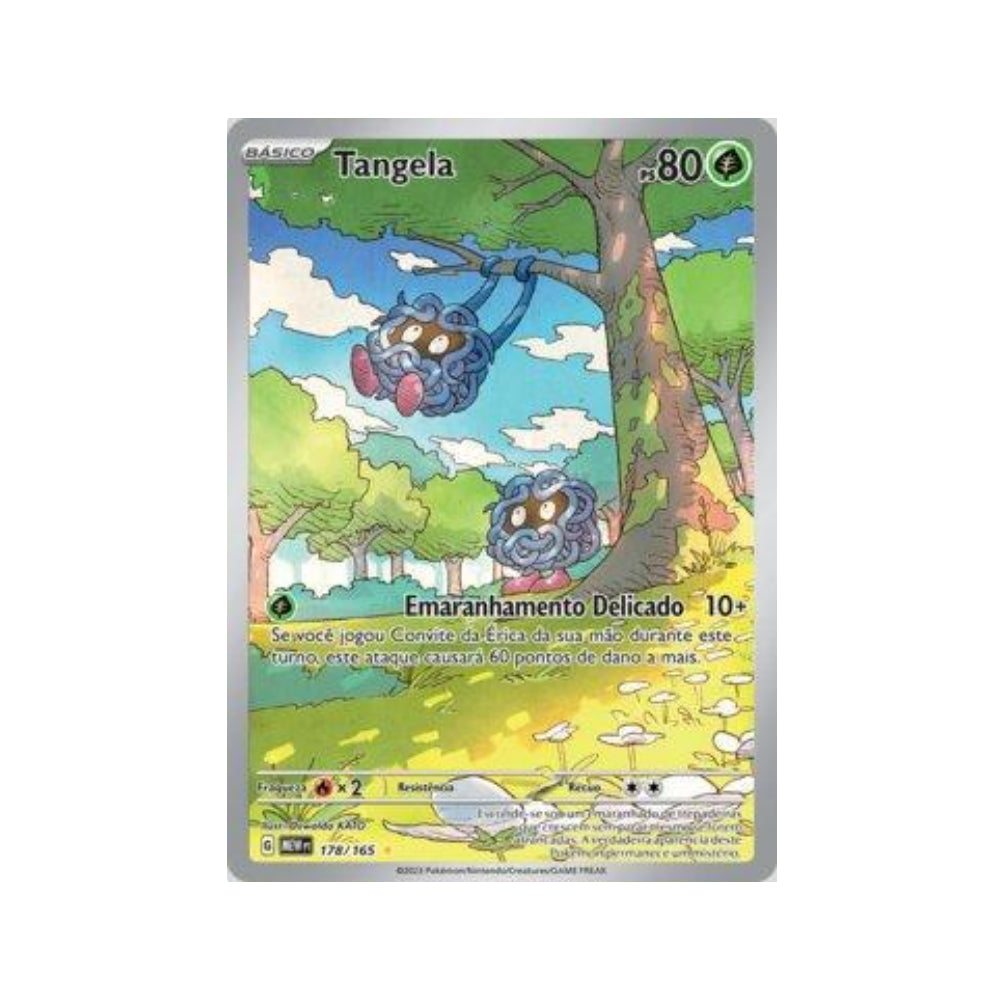 Tangela 178/165 in Portuguese Mew 151 Pokémon TCG