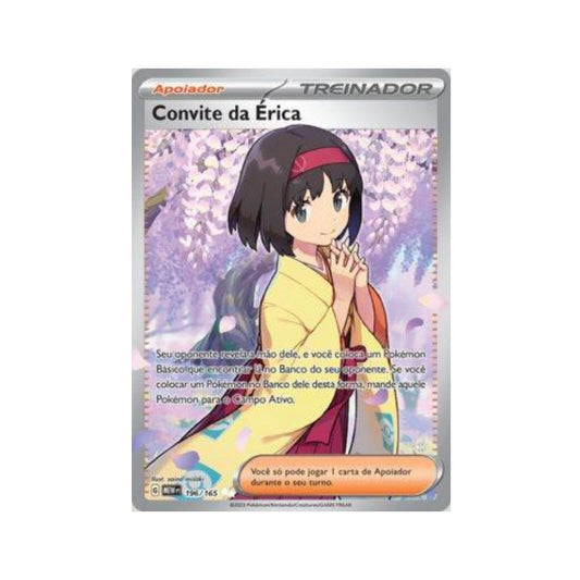 Erika's Invitation 196/165 in Portuguese Mew 151 Pokémon TCG