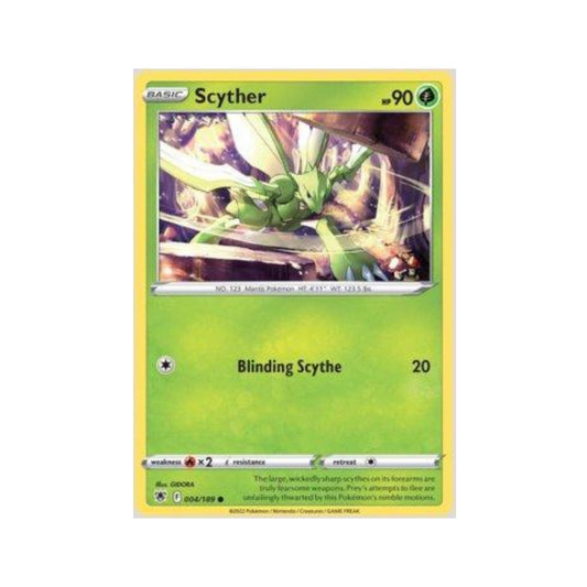 Scyther 004/189 in Portuguese Astral Radiance Pokémon TCG