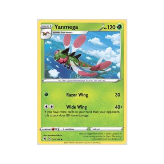 Yanmega 007/189 in Portuguese Astral Radiance Pokémon TCG