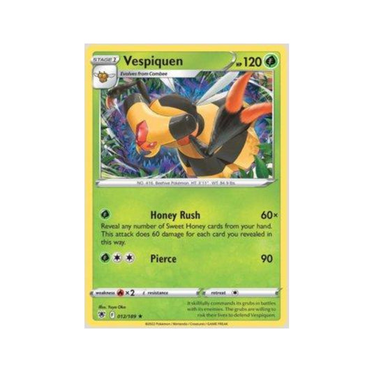 Vespiquen 012/189 in Portuguese Astral Radiance Pokémon TCG