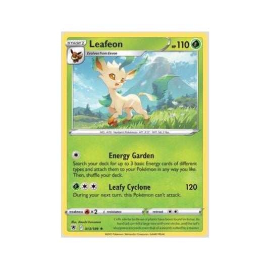 Leafeon 013/189 in Portuguese Astral Radiance Pokémon TCG