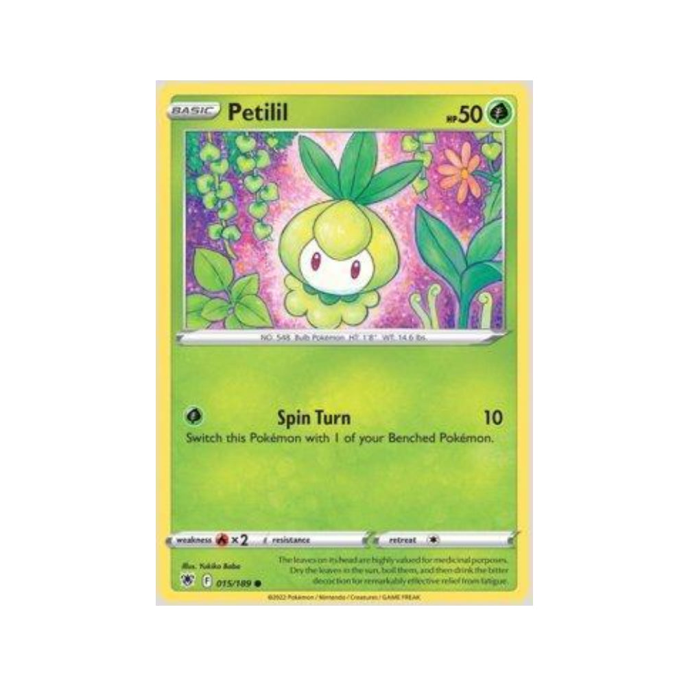 Petilil 015/189 in Portuguese Astral Radiance Pokémon TCG