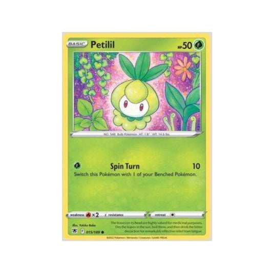 Petilil 015/189 in Portuguese Astral Radiance Pokémon TCG