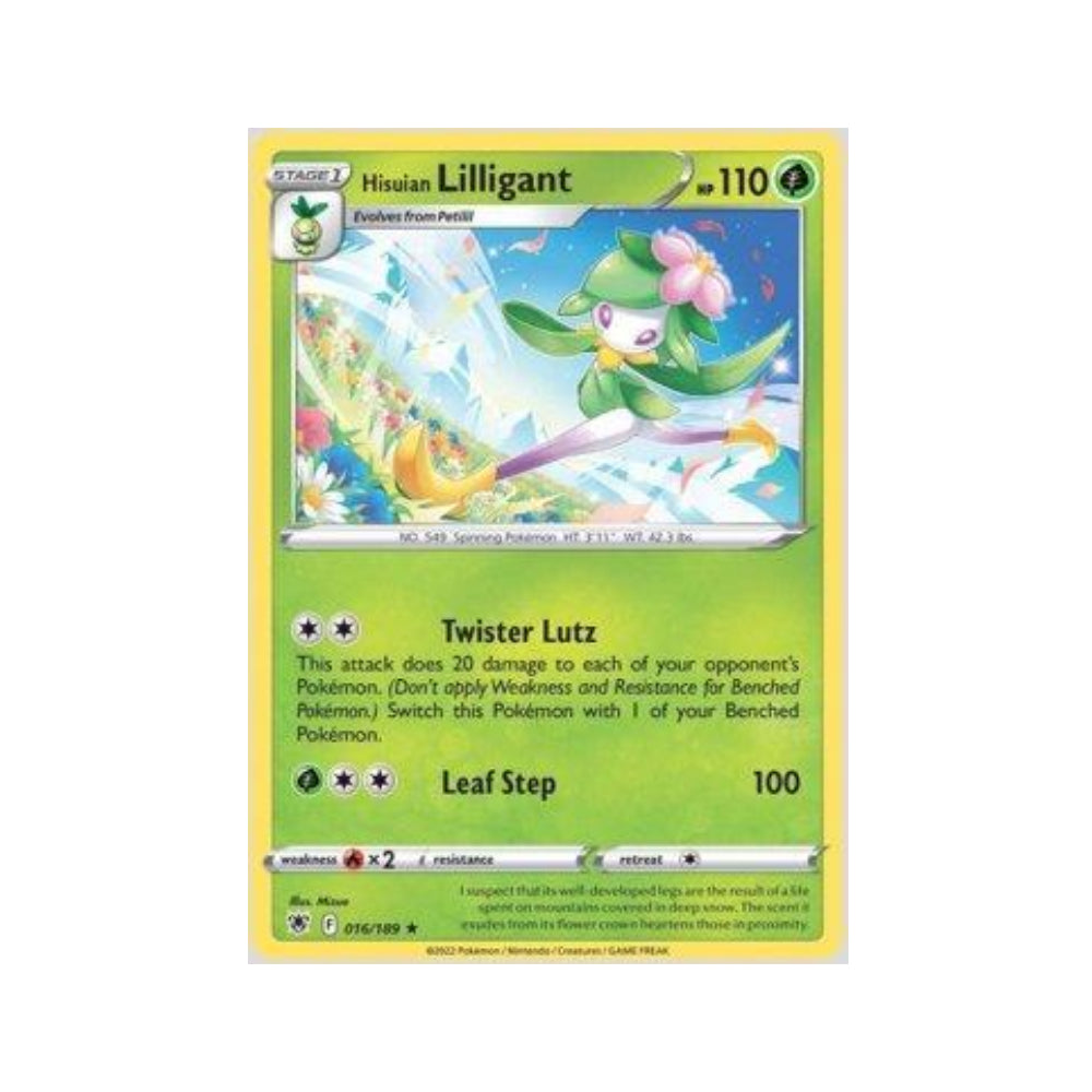 Hisuian Lilligant 016/189 in Portuguese Astral Radiance Pokémon TCG