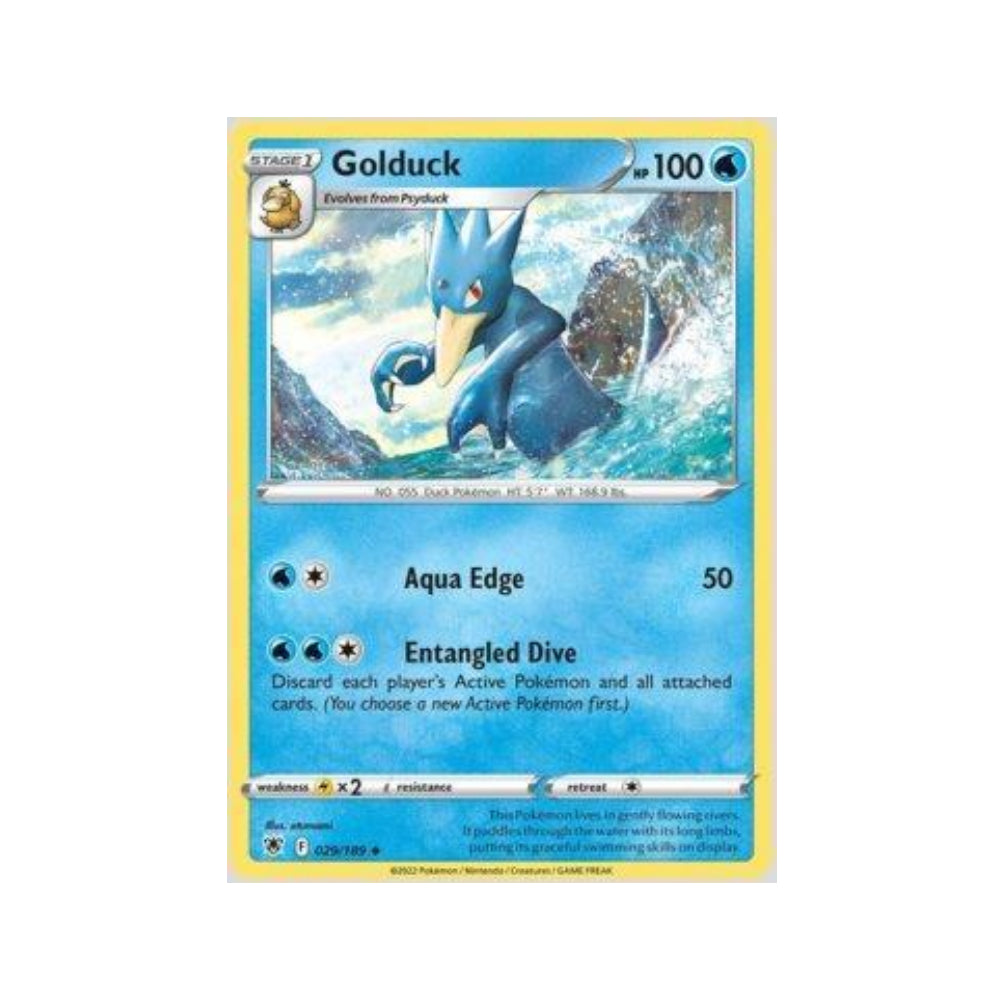 Golduck 029/189 in Portuguese Astral Radiance Pokémon TCG