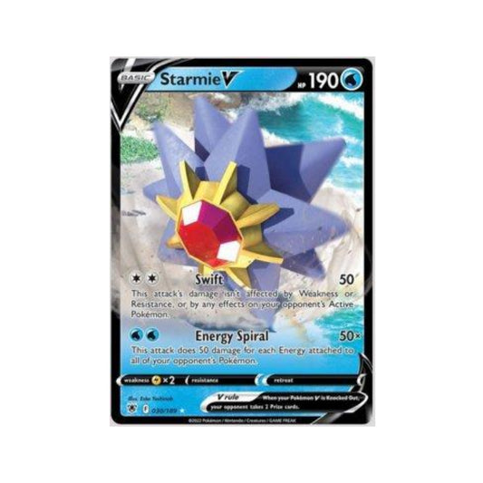 Starmie-V 030/189 in Portuguese Astral Radiance Pokémon TCG