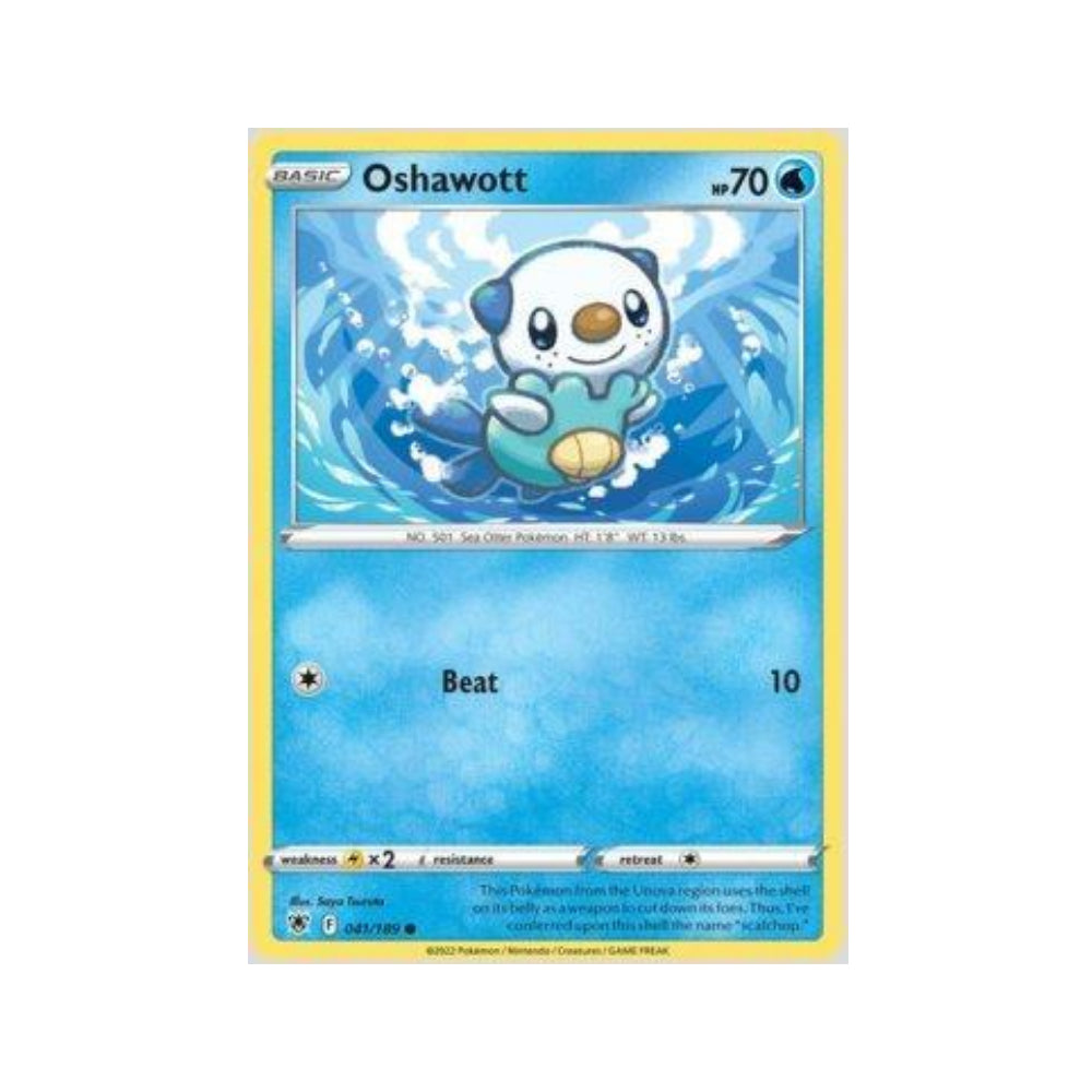 Oshawott 041/189 in Portuguese Astral Radiance Pokémon TCG