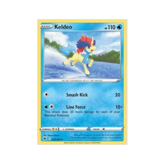 Keldeo 045/189 in Portuguese Astral Radiance Pokémon TCG