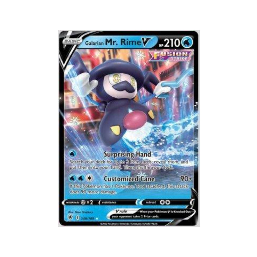 Galarian Mr. Rime-V 049/189 in Portuguese Astral Radiance Pokémon TCG