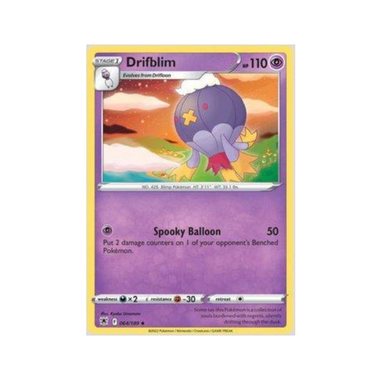 Drifblim 064/189 in Portuguese Astral Radiance Pokémon TCG