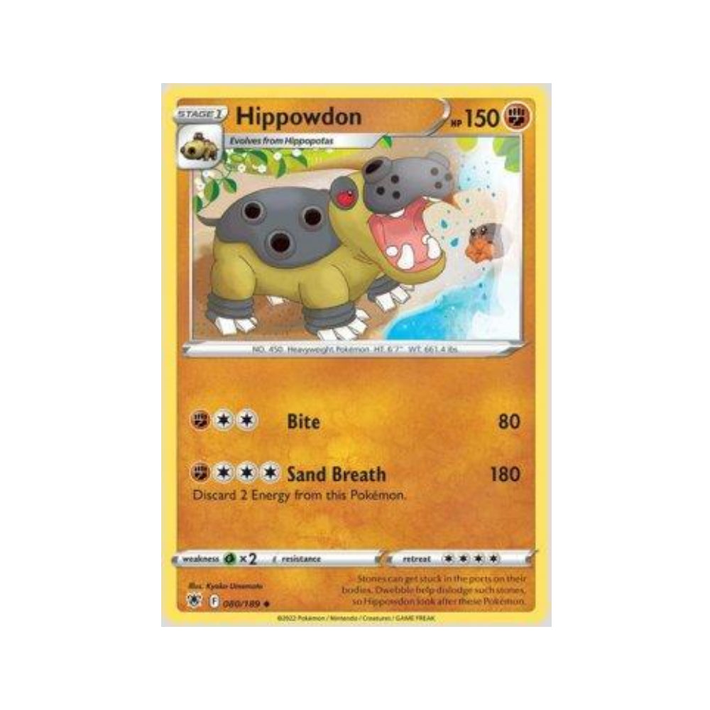 Hippowdon 080/189 in Portuguese Astral Radiance Pokémon TCG