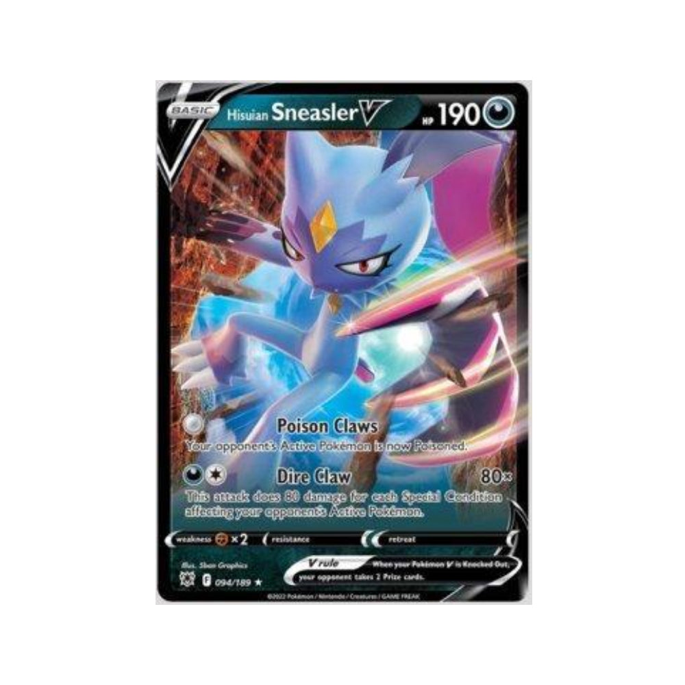 Hisuian Sneasler-V 094/189 in Portuguese Astral Radiance Pokémon TCG