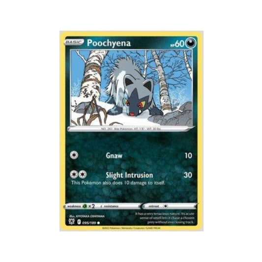 Poochyena 095/189 in Portuguese Astral Radiance Pokémon TCG