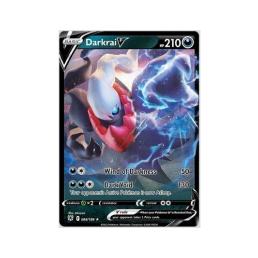 Darkrai-V 098/189 in Portuguese Astral Radiance Pokémon TCG