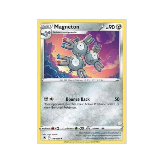 Magneton 106/189 in Portuguese Astral Radiance Pokémon TCG