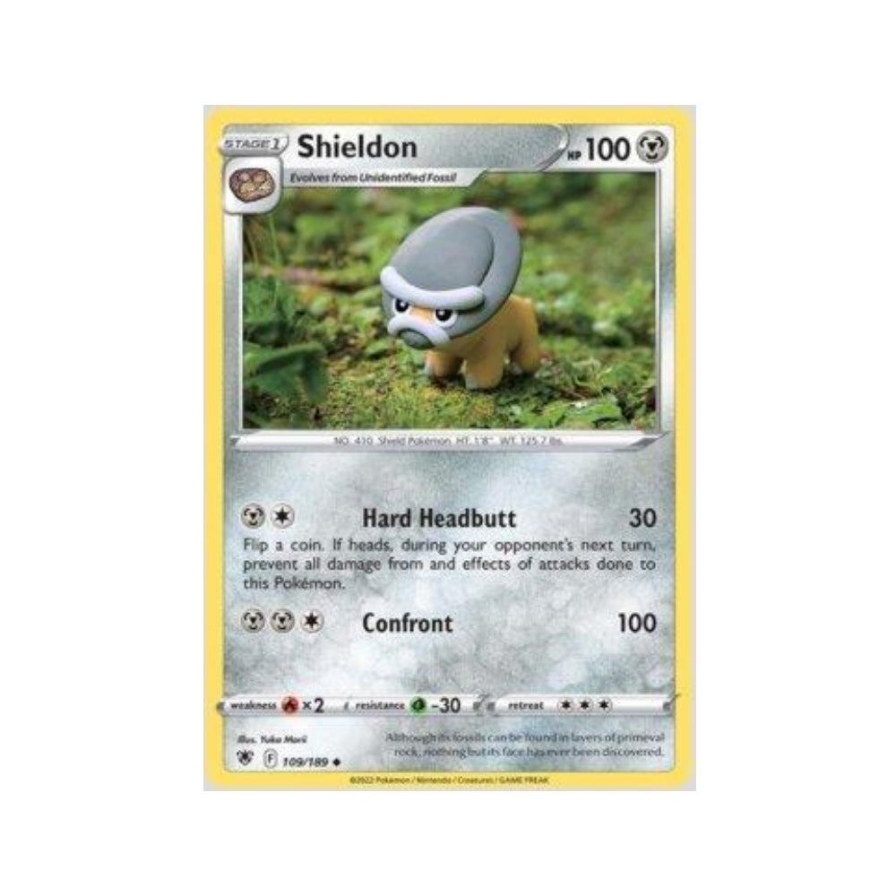 Shieldon 109/189 in Portuguese Astral Radiance Pokémon TCG