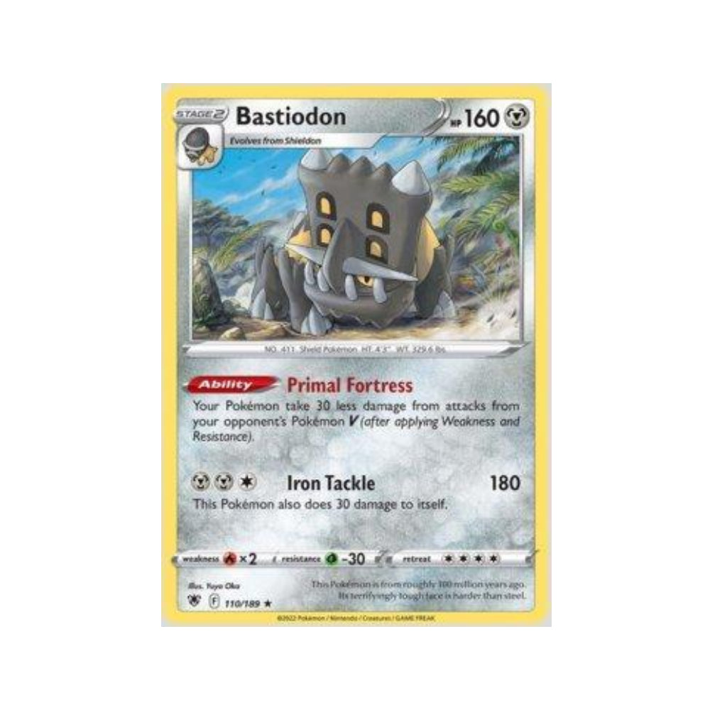 Bastiodon 110/189 in Portuguese Astral Radiance Pokémon TCG