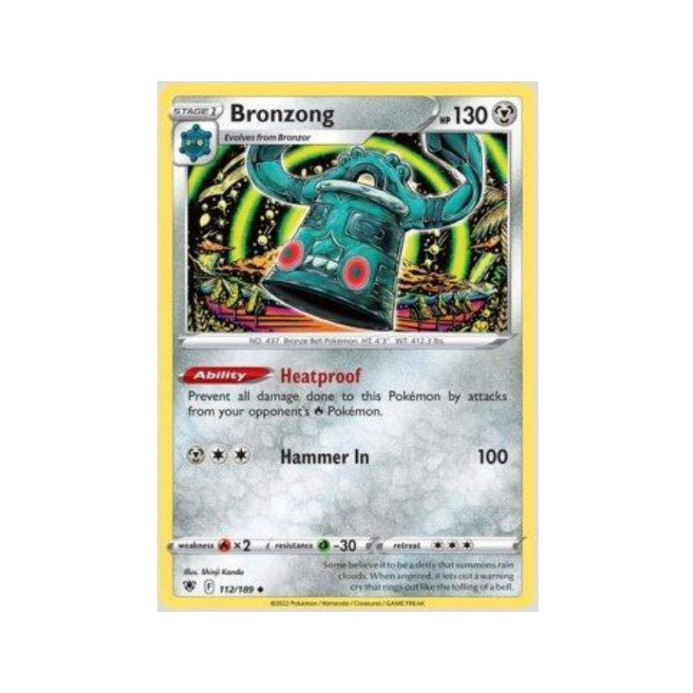 Bronzong 112/189 in Portuguese Astral Radiance Pokémon TCG