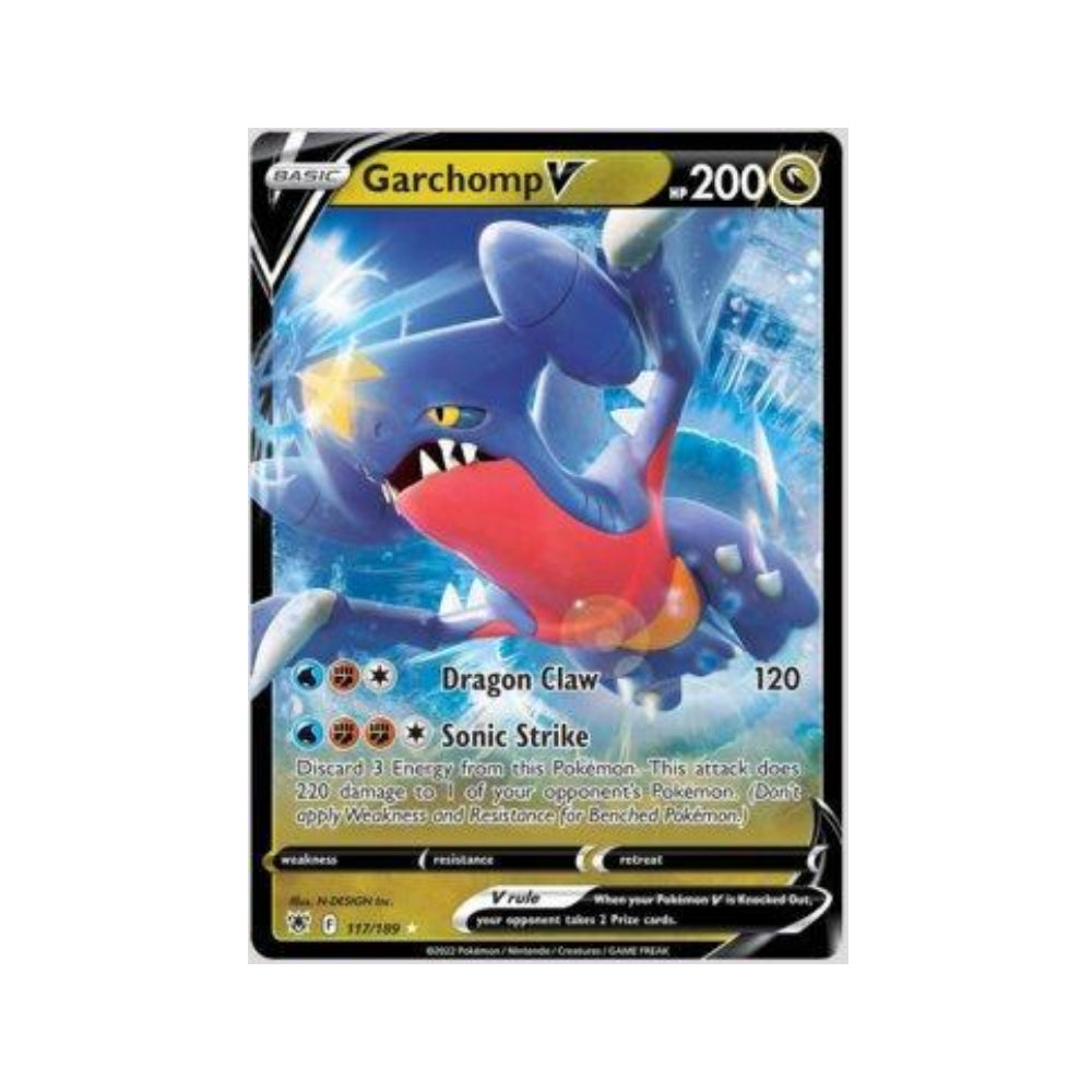 Garchomp-V 117/189 in Portuguese Astral Radiance Pokémon TCG