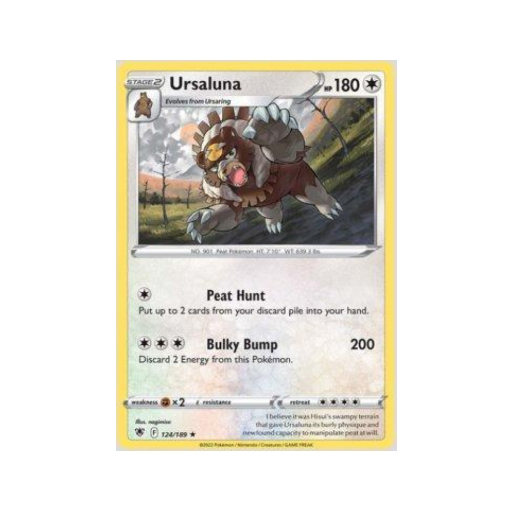 Ursaluna 124/189 in Portuguese Astral Radiance Pokémon TCG