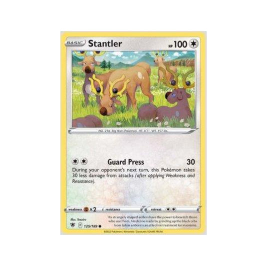 Stantler 125/189 in Portuguese Astral Radiance Pokémon TCG