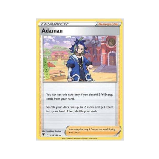 Adaman 135/189 in Portuguese Astral Radiance Pokémon TCG