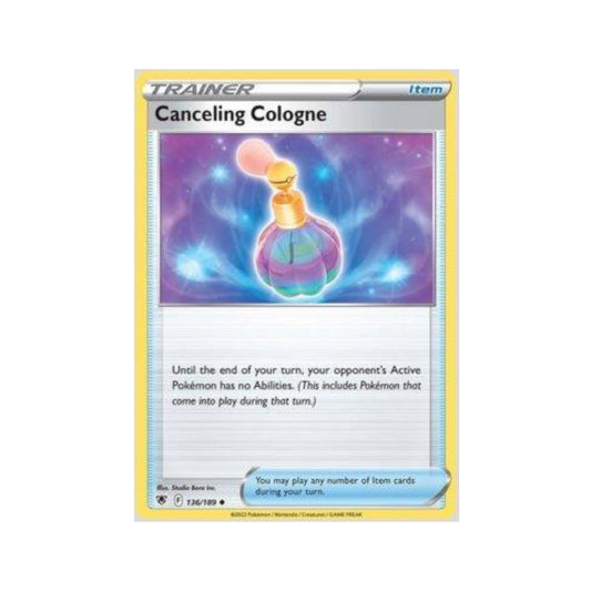 Canceling Cologne 136/189 in Portuguese Astral Radiance Pokémon TCG