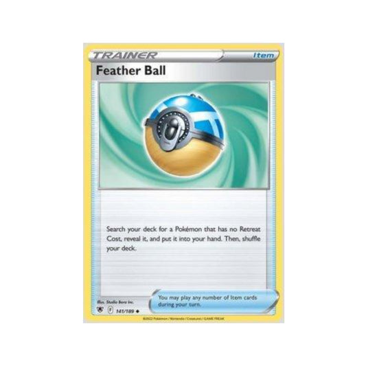 Feather Ball 141/189 in Portuguese Astral Radiance Pokémon TCG