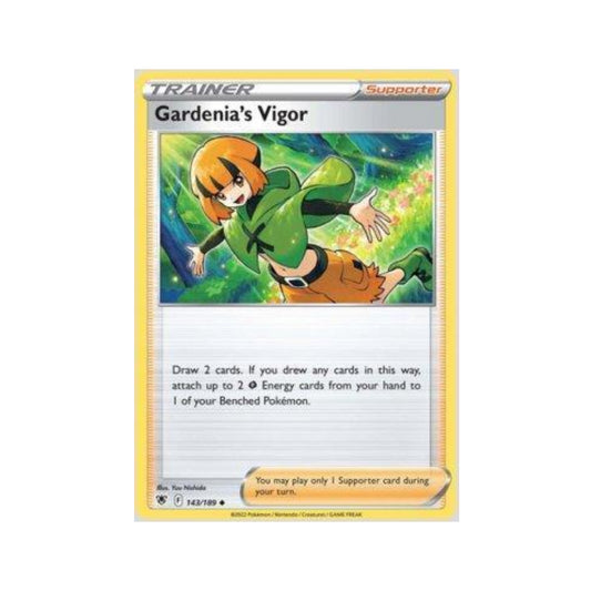 Gardenia's Vigor 143/189 in Portuguese Astral Radiance Pokémon TCG