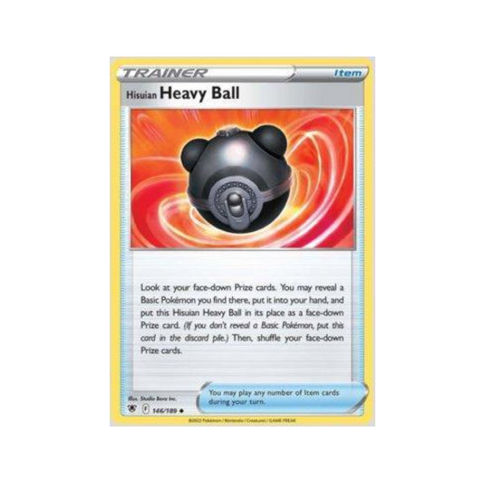 Hisuian Heavy Ball 146/189 in Portuguese Astral Radiance Pokémon TCG