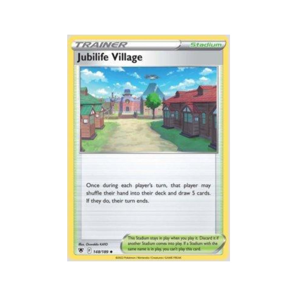 Jubilife Village 148/189 in Portuguese Astral Radiance Pokémon TCG