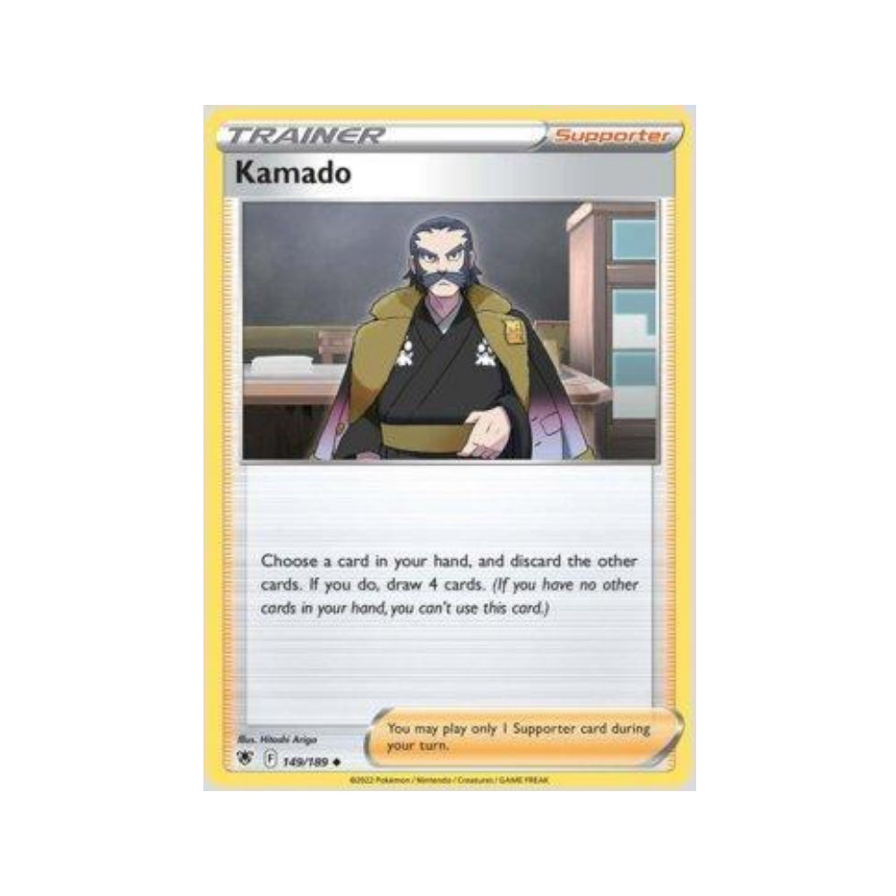 Kamado 149/189 in Portuguese Astral Radiance Pokémon TCG