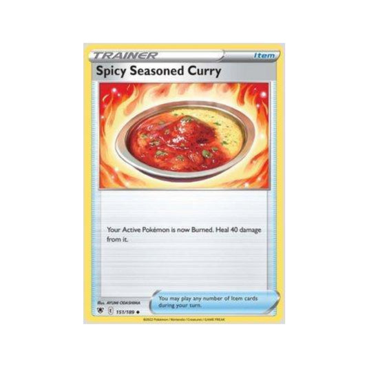 Spicy Seasoned Curry 151/189 in Portuguese Astral Radiance Pokémon TCG