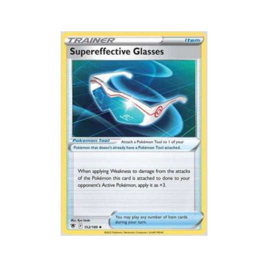 Supereffective Glasses 152/189 in Portuguese Astral Radiance Pokémon TCG