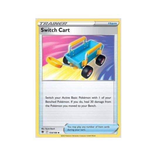 Switch Cart 154/189 in Portuguese Astral Radiance Pokémon TCG