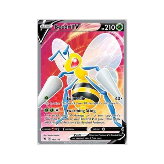 Beedrill-V 160/189 in Portuguese Astral Radiance Pokémon TCG