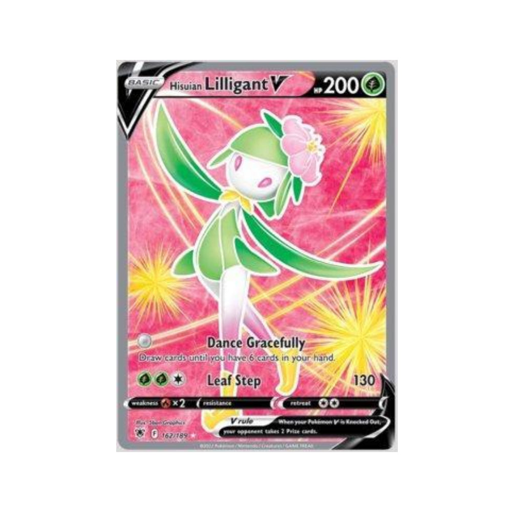 Hisuian Lilligant-V 162/189 in Portuguese Astral Radiance Pokémon TCG