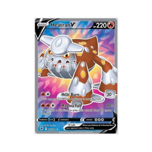 Heatran-V 165/189 in Portuguese Astral Radiance Pokémon TCG