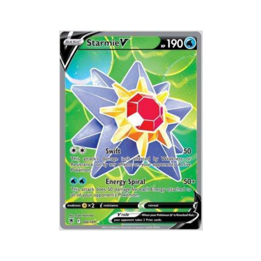 Starmie-V 166/189 in Portuguese Astral Radiance Pokémon TCG