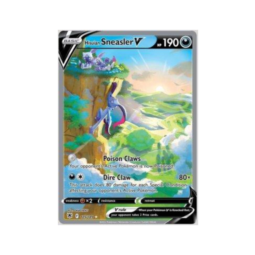 Hisuian Sneasler-V 175/189 in Portuguese Astral Radiance Pokémon TCG