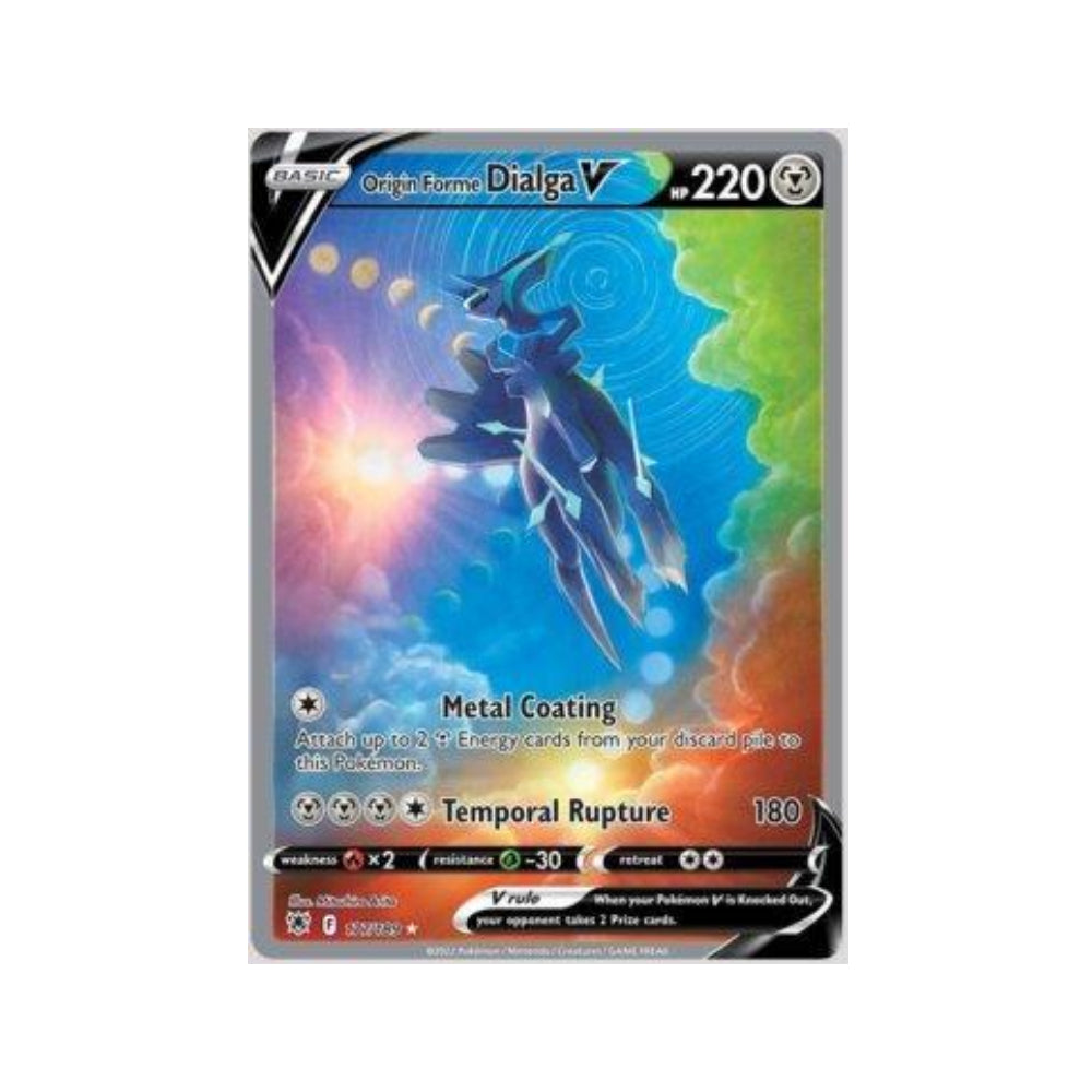 Origin Forme Dialga-V 177/189 in Portuguese Astral Radiance Pokémon TCG